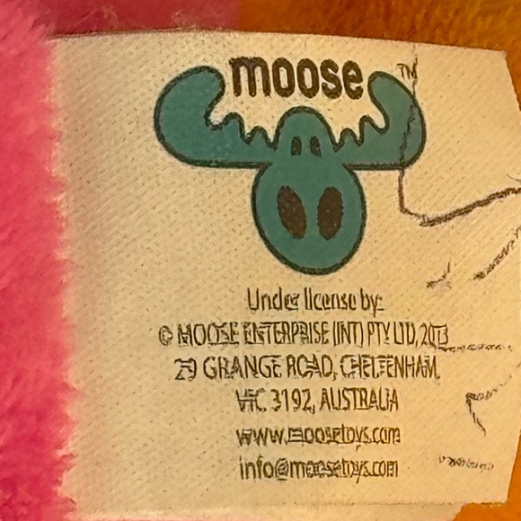 Shopkins Lippy Lip 15" Plush Stuffed Animal Toy Moose/Fiesta - Picture 4 of 6